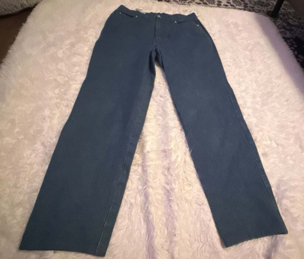 Escada Margaretha Ley Vintage High-Waist Wide-Leg Denim Jeans
